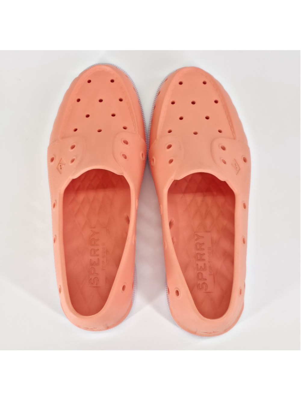 2 Pairs Bundle Coastal Utility Sperry A/O Float Boat Shoes Women 11 Coral Purple - Picture 13 of 16